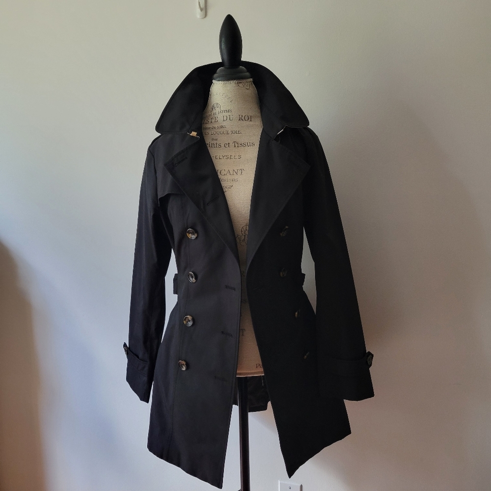 Women's Vintage Double-Breasted Trench Coat